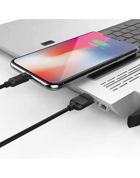 Recci RCL-P100 City of Sky Serisi Lightning to USB-A Data ve Şarj Kablosu 1M