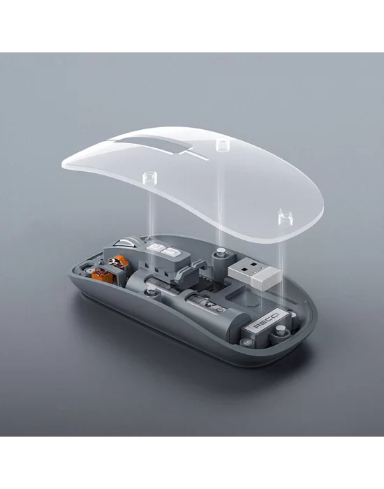 Recci RCS-M01 Space Capsule Serisi Multimod Kablosuz Şeffaf Tasarım Mouse