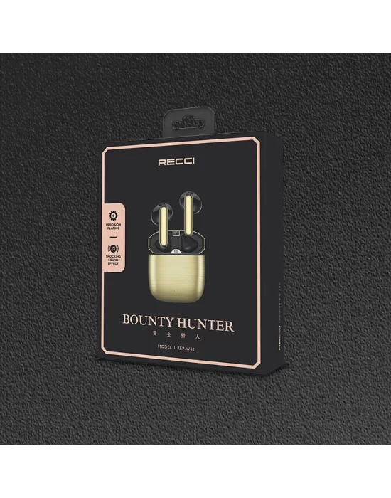 Recci REP-W42 Bounty Hunter TWS Wireless 5.2 Bluetooth Kulaklık