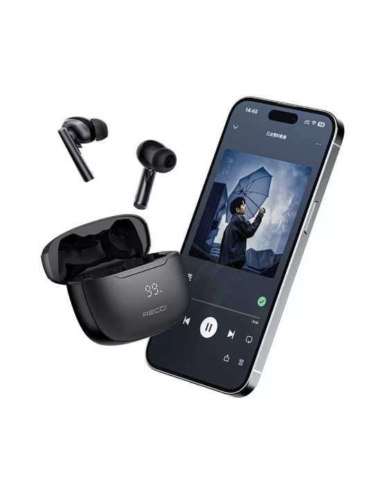 Recci REP-W77 Warrior ANC Özellikli TWS Wireless 5.3 Bluetooth Kulaklık