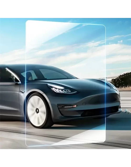 Tesla Model Y Zore Araç Multimedya Temperli Cam Ekran Koruyucu