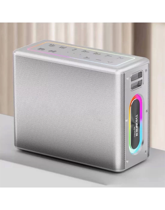 Wiwu P19 Thunder Bluetooth Speaker Hoparlör ve Karaoke Bluetooth Çift Mikrofon