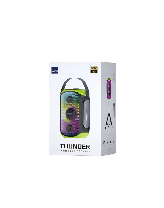 Wiwu P20 Thunder Bluetooth Speaker Hoparlör ve Karaoke Bluetooth Mikrofon