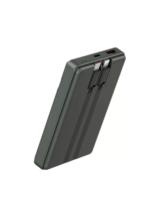 Wiwu Wi-P004 Trunk Serisi Type-C Lightning Çıkışlı Taşınabilir Powerbank PD 22.5W 10000mAh