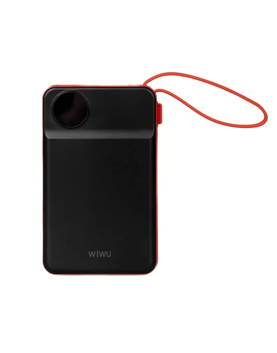 Wiwu Wi-P007 LED Ekranlı Akıllı Saat Kablosuz Şarj Özellikli Taşınabilir Powerbank 10000mAh 22.5W