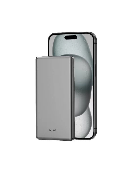 Wiwu Wi-P013 Slim Serisi LED Işık Göstergeli Ultra İnce Taşınabilir Powerbank 10000mAh 22.5W