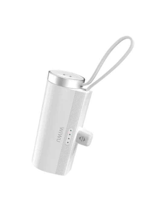 Wiwu Wi-W026 Capsule Serisi 2in1 Mini Taşınabilir Standlı Askılı Type-C PD Powerbank 5000mAh