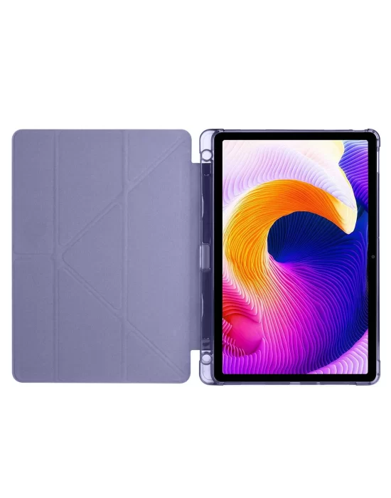 Xiaomi Redmi Pad SE Kılıf Zore Tri Folding Kalem Bölmeli Standlı Kılıf