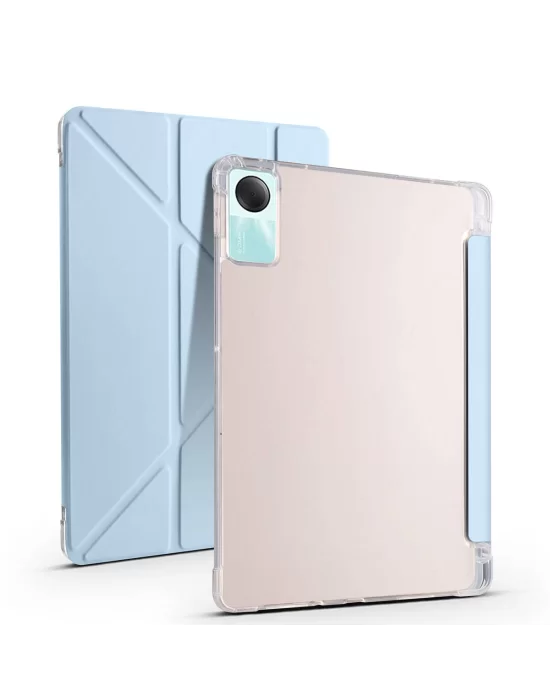 Xiaomi Redmi Pad SE Kılıf Zore Tri Folding Kalem Bölmeli Standlı Kılıf