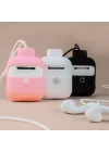 Apple Airpods 2. Nesil Kılıf Boyun Askılı Jelly Bean Tasarımlı Kablosuz Şarj Özellikli Lisanslı Switcheasy ColorBuddy Kapak