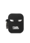 Apple Airpods Kılıf Karl Lagerfeld Orjinal Lisanslı Karl 3D Silikon Kapak