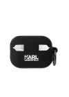 Apple Airpods Pro 2 Kılıf Karl Lagerfeld Orjinal Lisanslı Karl 3D Silikon Kapak