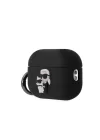 Apple Airpods Pro 2 Kılıf Karl Lagerfeld Orjinal Lisanslı Karl & Choupette 3D Silikon Kapak