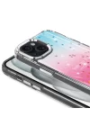 Apple iPhone 15 Kılıf Simli Desenli Parlak Zore Task Kapak