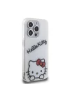 Apple iPhone 15 Pro Kılıf Hello Kitty Orjinal Lisanslı Askılı Yazı ve İkonik Logolu Daydreaming Kapak