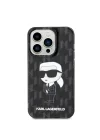 Apple iPhone 15 Pro Kılıf Karl Lagerfeld IML İkonik Monogram Orjinal Lisanslı Kapak