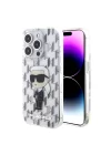 Apple iPhone 15 Pro Kılıf Karl Lagerfeld IML İkonik Monogram Orjinal Lisanslı Kapak