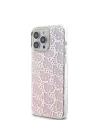 Apple iPhone 15 Pro Max Kılıf Hello Kitty Orjinal Lisanslı Renk Geçişli Elektroplating Kaplama Kitty Head Desenli Kapak