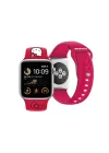 Apple Watch 38mm Hello Kitty Orjinal Lisanslı Yazı Logolu Fiyonk & Kitty Head Silikon Kordon