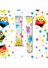 Apple Watch 7 41mm Casebang Sesame Street Serisi Deri Saat Kordon