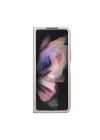 Galaxy Z Fold 5 Kılıf Guess Orjinal Lisanslı PU Deri Taşlı Üçgen Logo 4G Desenli Strass Kapak