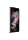 Galaxy Z Fold 5 Kılıf Guess Orjinal Lisanslı PU Deri Taşlı Üçgen Logo 4G Desenli Strass Kapak