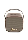 Guess Orjinal Lisanslı Askılı PU Deri Yazı Logolu 5W Bluetooth Speaker