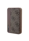 Guess Orjinal Lisanslı PU Deri 4G Desenli Metal Yazı Logolu Powerbank 5000mAh