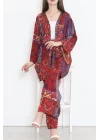 Kimono Takım Bordo - 10553.1095.