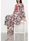 Kimono Takım Yeşilçiçekli - 10553.1095.