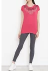 Pul Detaylı Bluz Pembe - 17145.599.