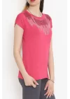 Pul Detaylı Bluz Pembe - 17145.599.