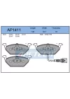 DİSK BALATA ÖN AP1411 JETTA GOLF-IV BORA 1.6 1.9 KABLOLU