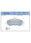 DİSK BALATA ARKA AP1722 CRAFTER LT35 50 OTOBÜS 2.5 TDI (06-)