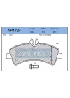 DİSK BALATA ARKA AP1724 CRAFTER LT35 2.5 TDI 30 50 2.5TDI (06-)