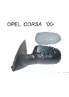 AYNA SOL VM200EHPAL CORSA-C (00-05) KESİK CAM ELEKTRİKLİ PRIMERLİ ISITMALI