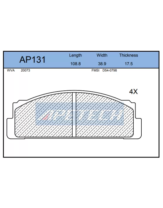 DİSK BALATA ÖN AP131 M131