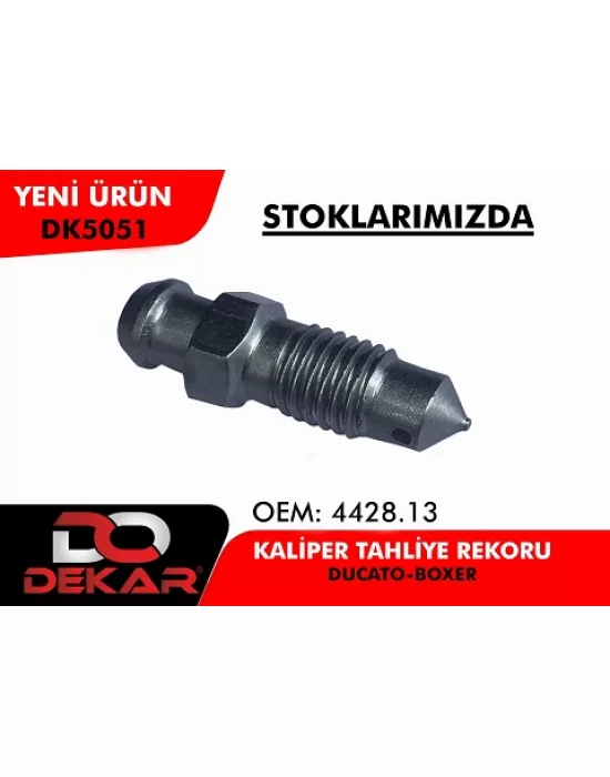 KALİPER TAHLİYE REKORU DK5051 DUCATO BOXER