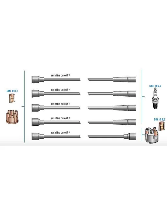 BUJİ KABLOSU 7721 R9 SPRING