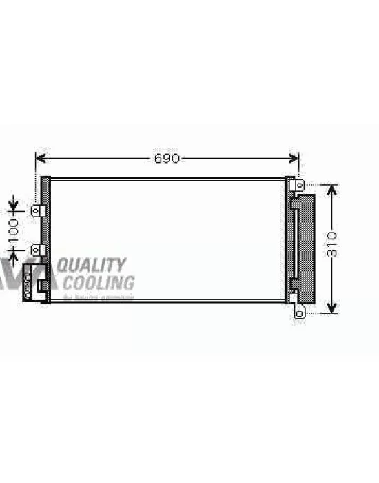 KLİMA RADYATÖRÜ 010ABC060 LINEA 1.3 JTD