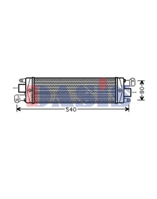 TURBO RADYATÖRÜ 010CAC020 ALBEA 1.3JTD