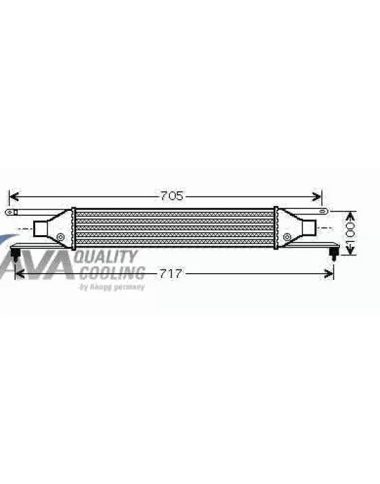 TURBO RADYATÖRÜ 010CAC040 LINEA 1.3 JTD CORSA-D