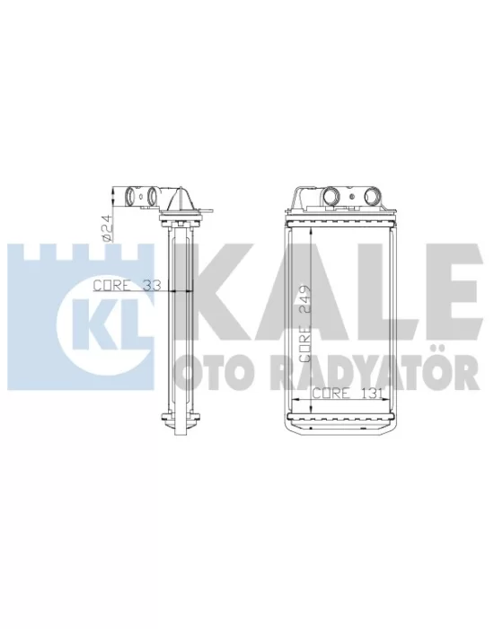 KALORİFER RADYATÖRÜ 0184841AB ALBEA PALIO RESTYLİNG 1.3 1.4 1.6