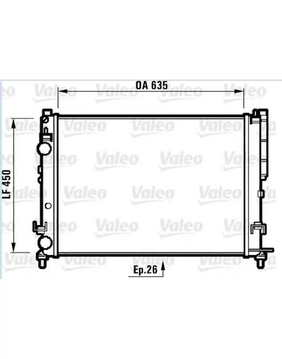 RADYATÖR 0550502AL LAGUNA (95-01) 1.6İ 16V 1.8İ