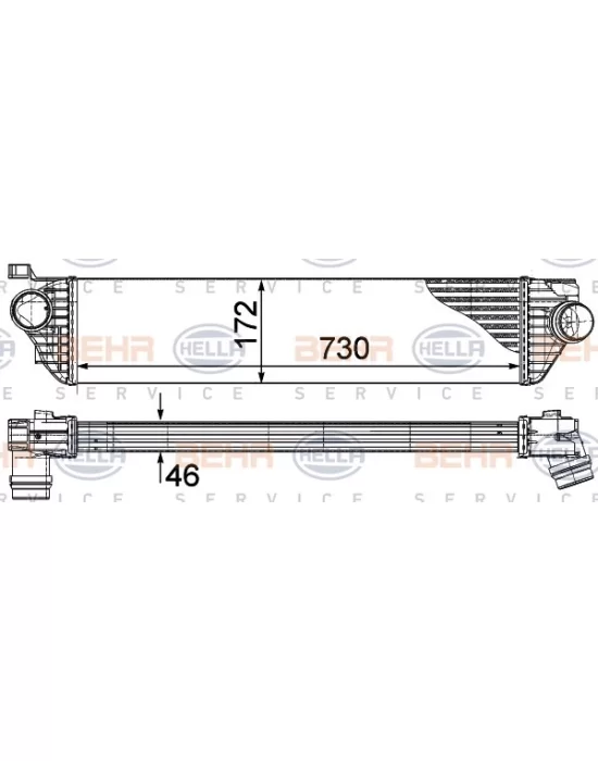 TURBO RADYATÖRÜ 345035 MASTER-III 2.3 DCİ M9T