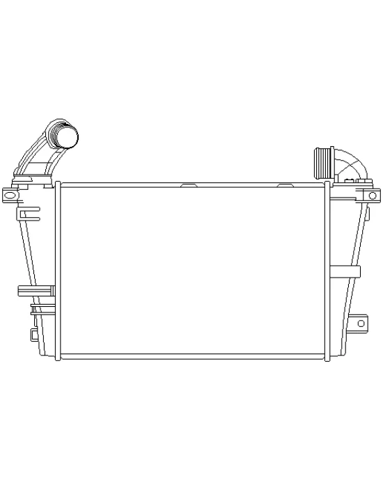TURBO RADYATÖRÜ 345900 ASTRA-H (523x328.6x27)