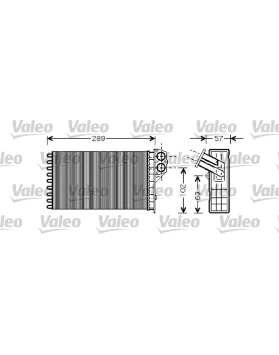 KALORİFER RADYATÖRÜ 346310 P307 1.4HDI 1.6HDI 1.4 16V 1.6 16V 2.0 16V 03>05 AL4