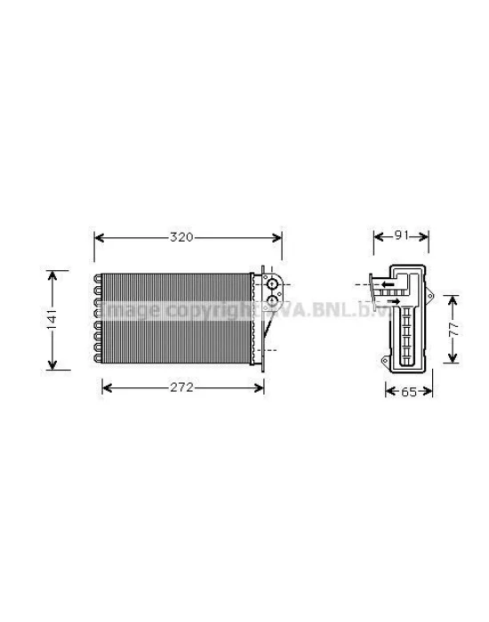 KALORİFER RADYATÖRÜ 346505 P206 + PLUS (T3E) 1.4HDI (EURO5)