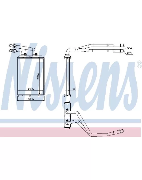 KALORİFER RADYATÖRÜ 346840 EXPERT-III JUMPY-III SCUDO-III C8 P807 2.0HDI 16V 1.6