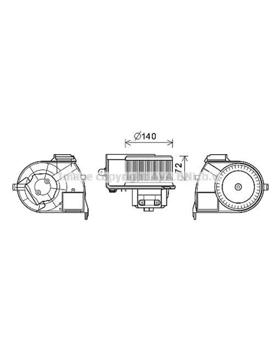 KALORİFER MOTORU 346870 CLIO-II SYMBOL-I